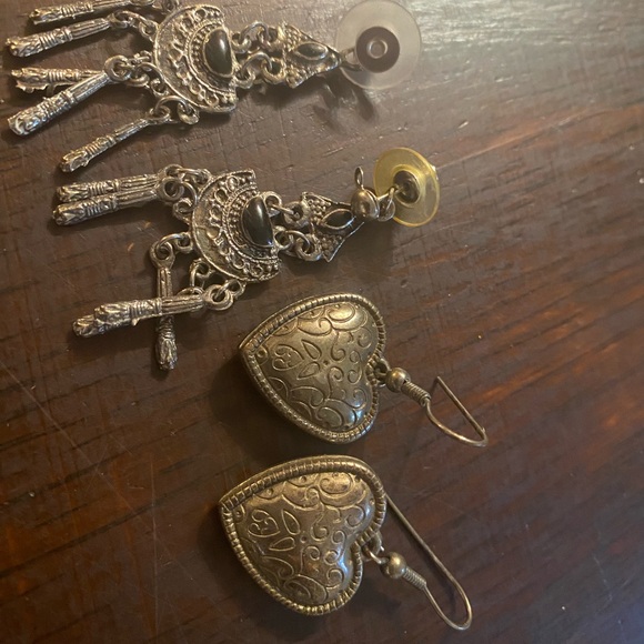 Vintage lot of earrings various styles - Picture 7 of 13